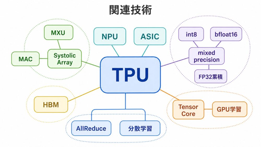 TPUの推論・学習を理解する関連技術