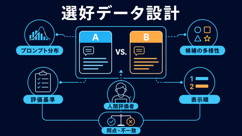 RLHFの選好データを設計する際の確認項目