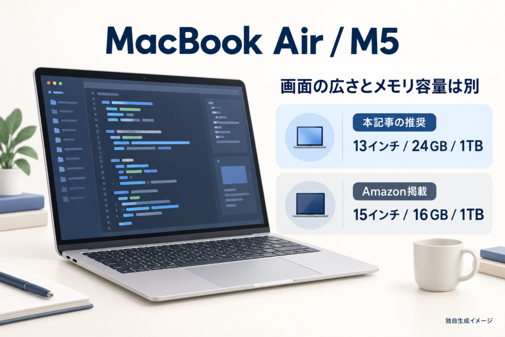 同一シリーズでも16GBと24GBの使い分けを商品像と一緒に示す