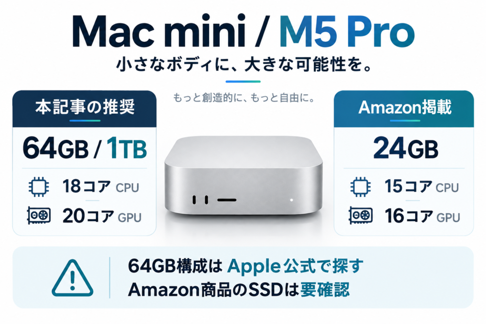 コア数とメモリの両方が違うと分かる