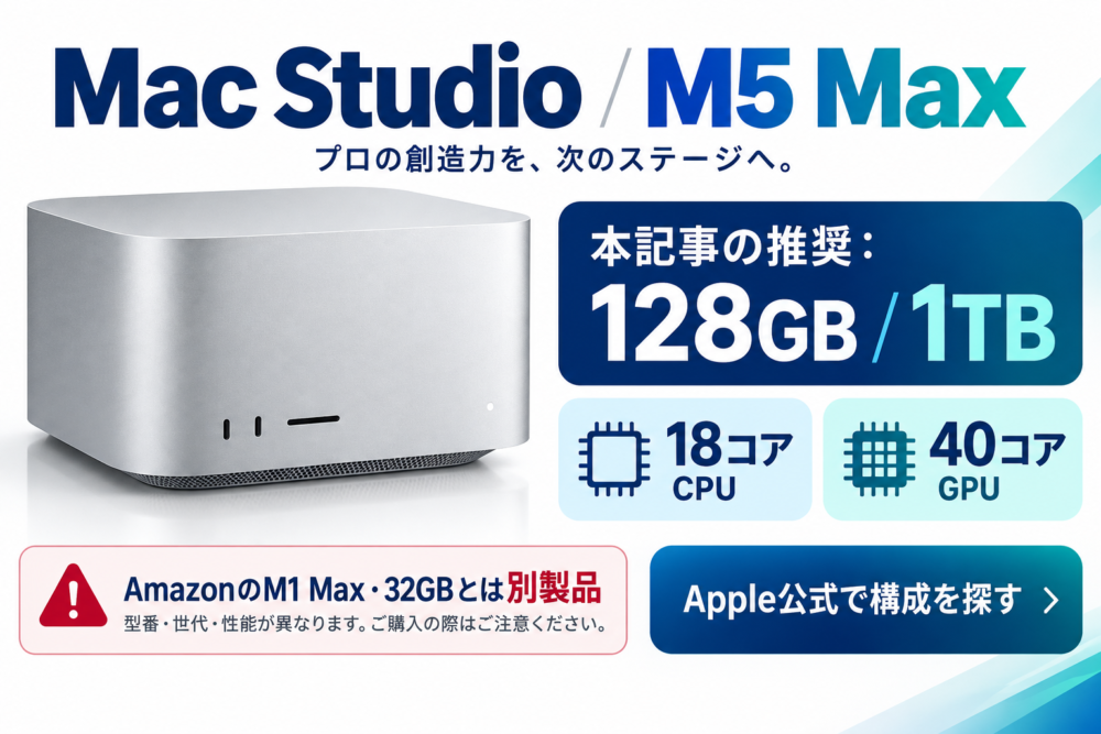 128GBカスタマイズを旧32GB機と区別