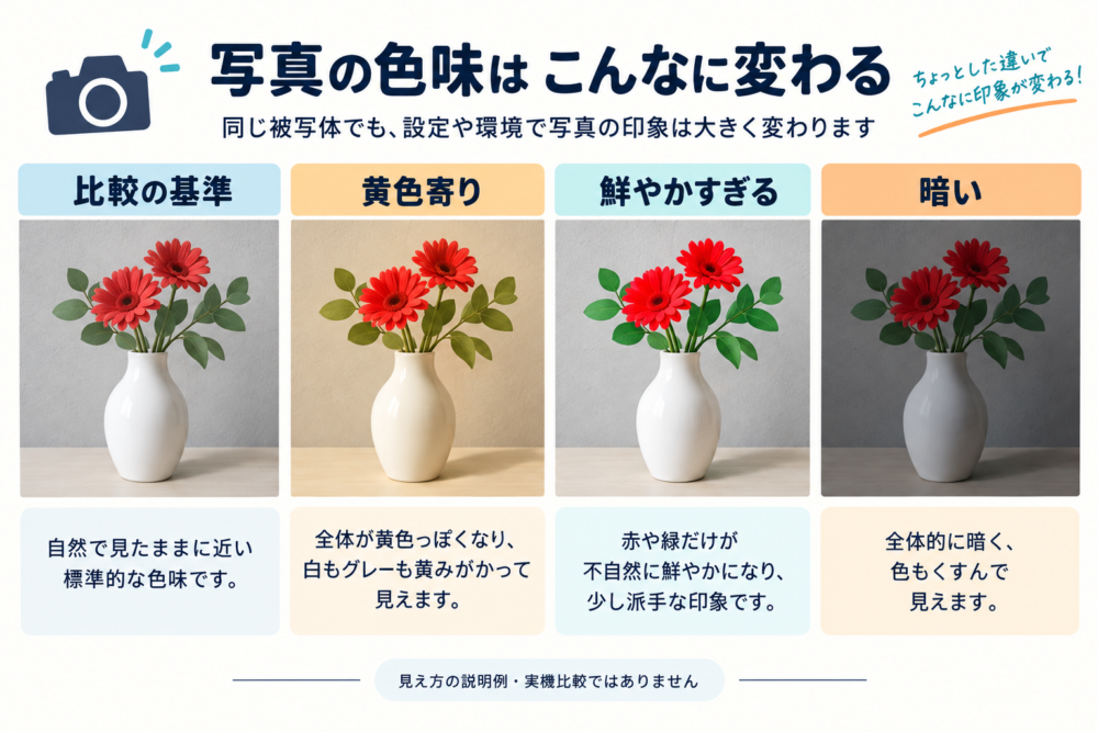 色が違うという症状にはどんな見え方があるか