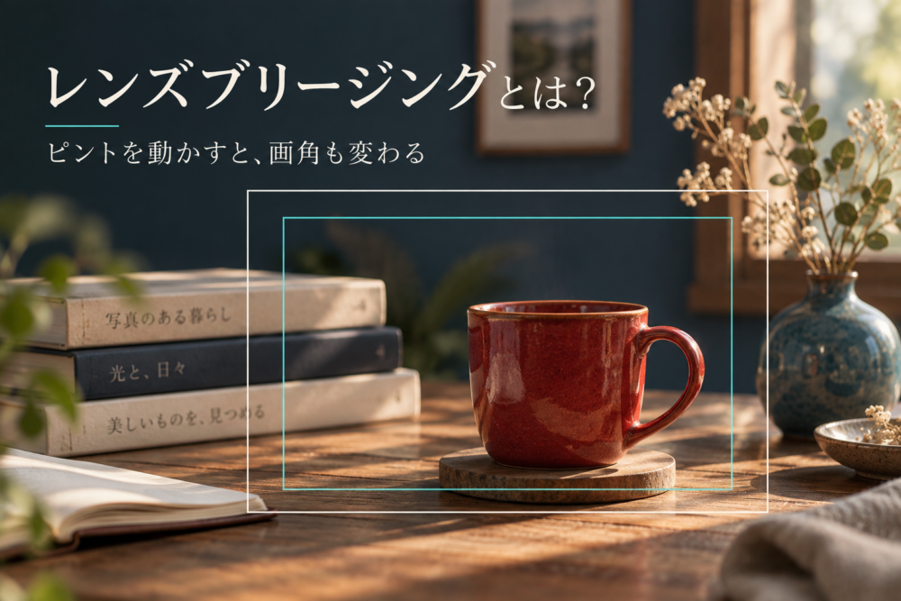 レンズブリージングの意味と画角の変化を解説する記事アイキャッチ